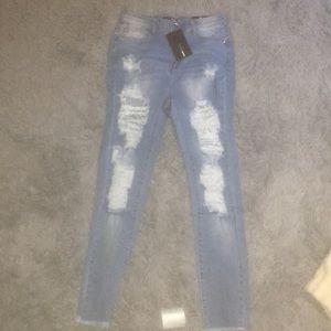 Distressed Skinny Jeans Size 9
